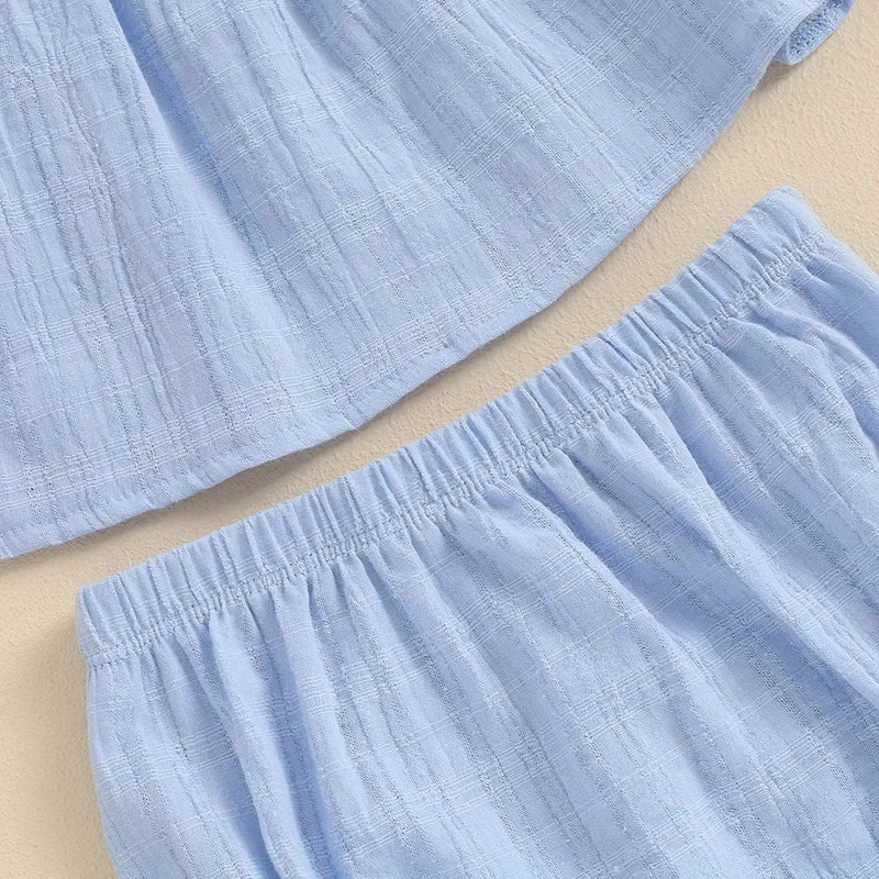 0-3Y Cute Baby Girls Summer Outfits Set