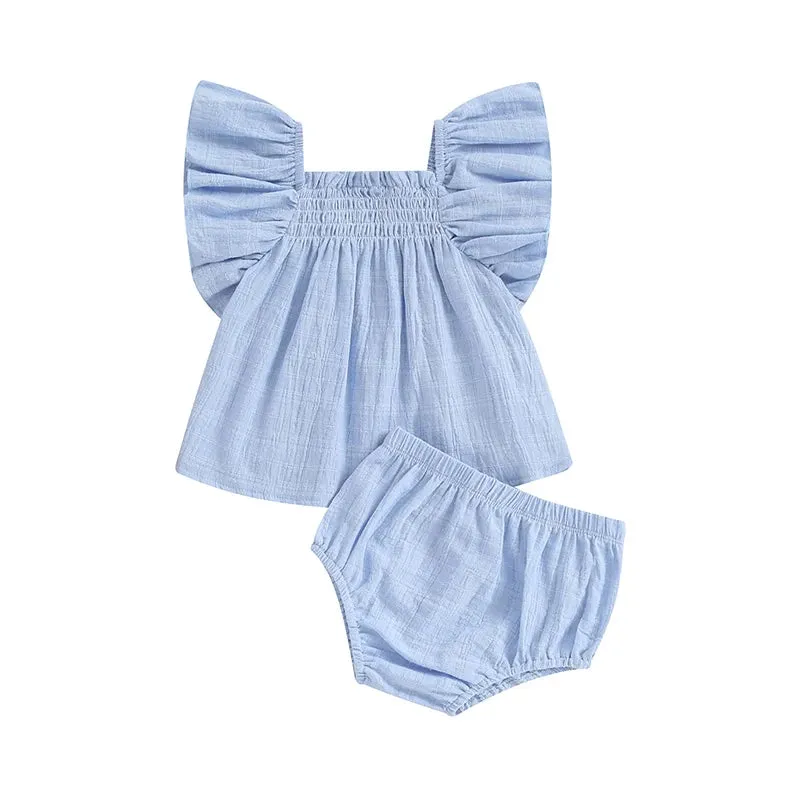 0-3Y Cute Baby Girls Summer Outfits Set