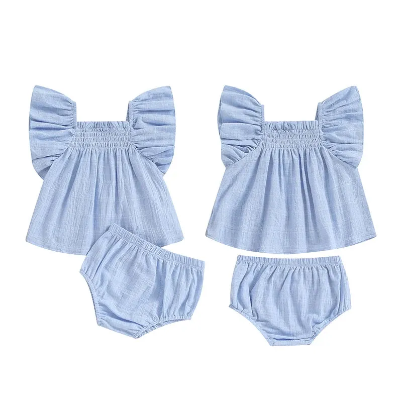 0-3Y Cute Baby Girls Summer Outfits Set