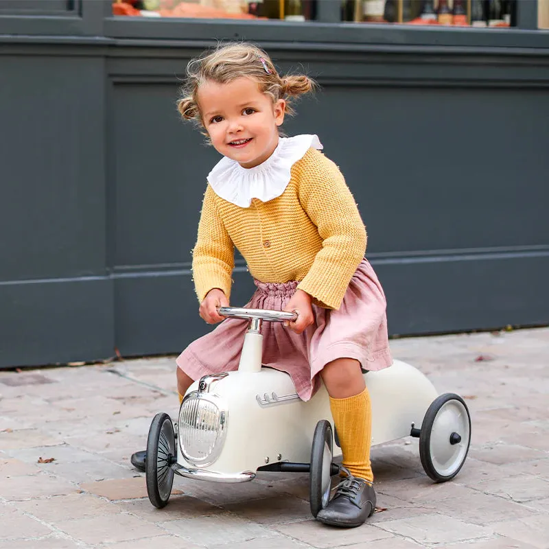 Baghera Ride-On Roadster Ivory White