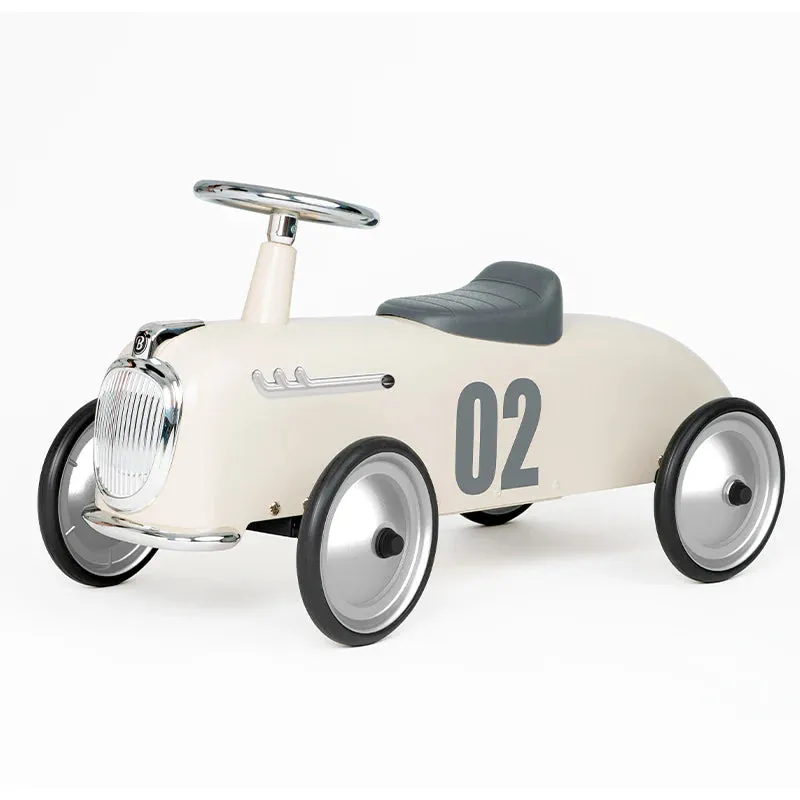 Baghera Ride-On Roadster Ivory White