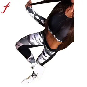 Fitness Wear Tank tops Women Tracksuit Camouflage