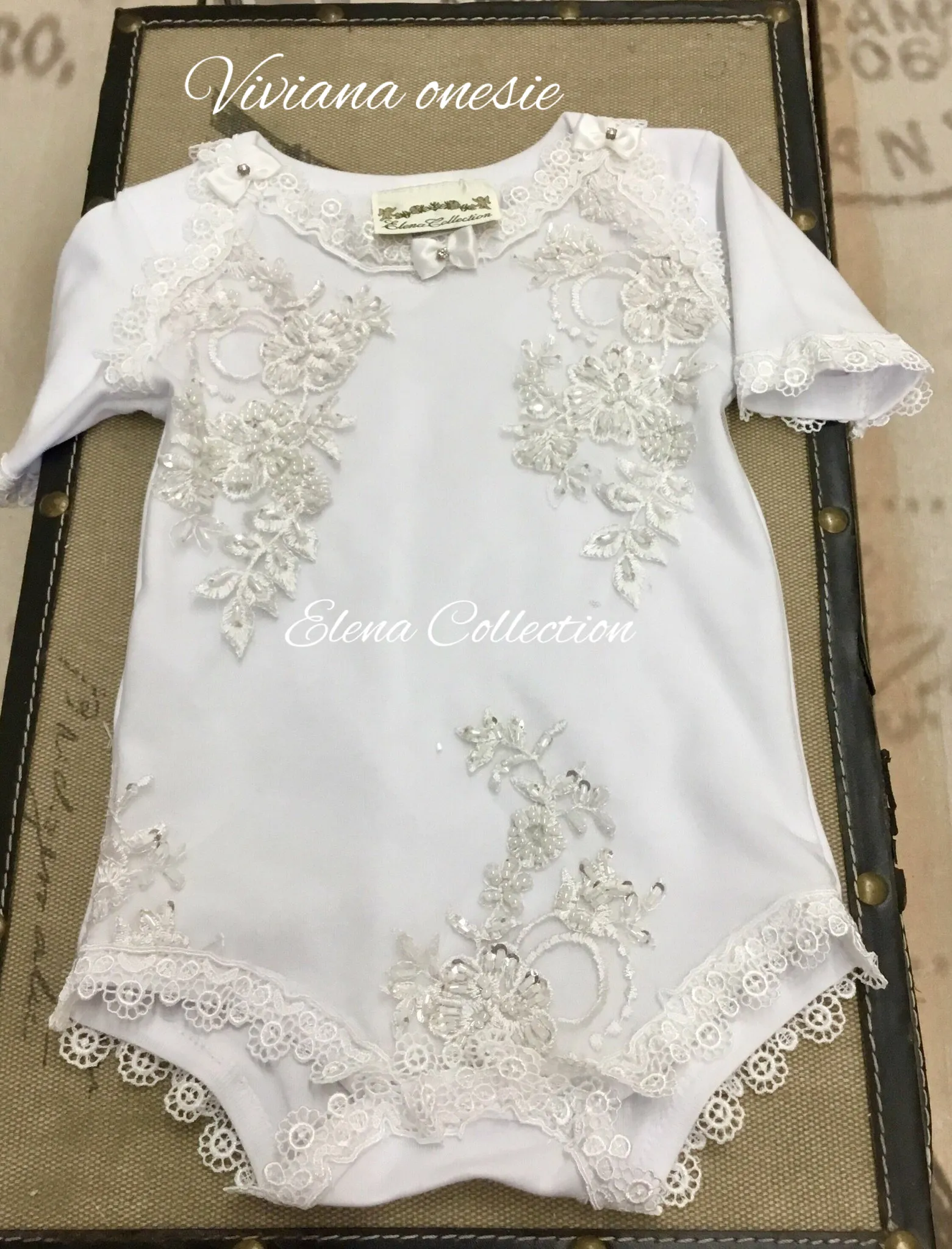 Heirloom Silk Baptism Gown unisex - Renato
