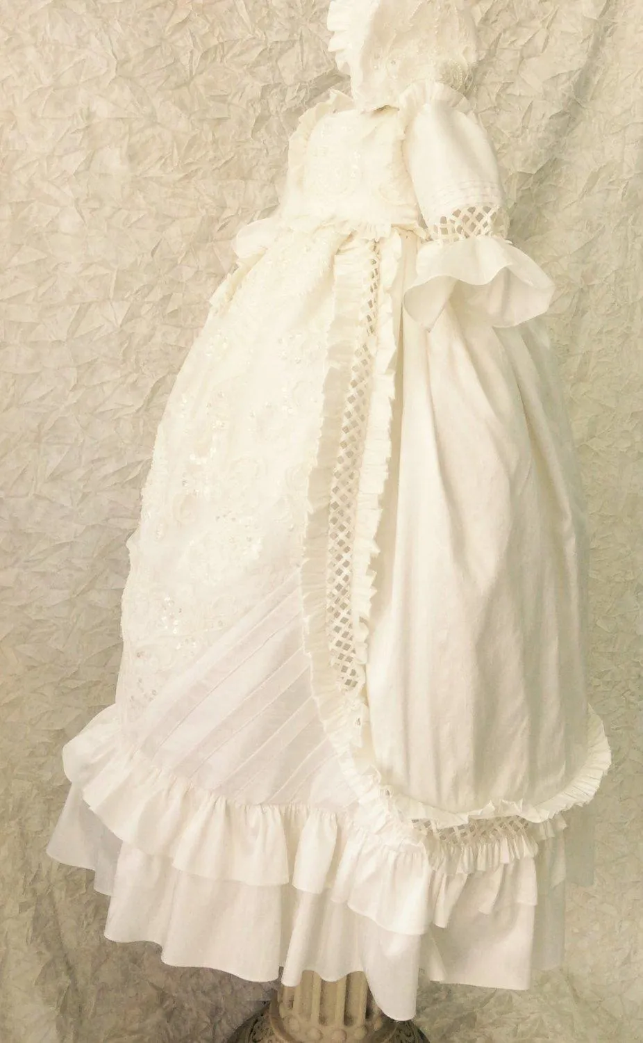 Heirloom Silk Baptism Gown unisex - Renato