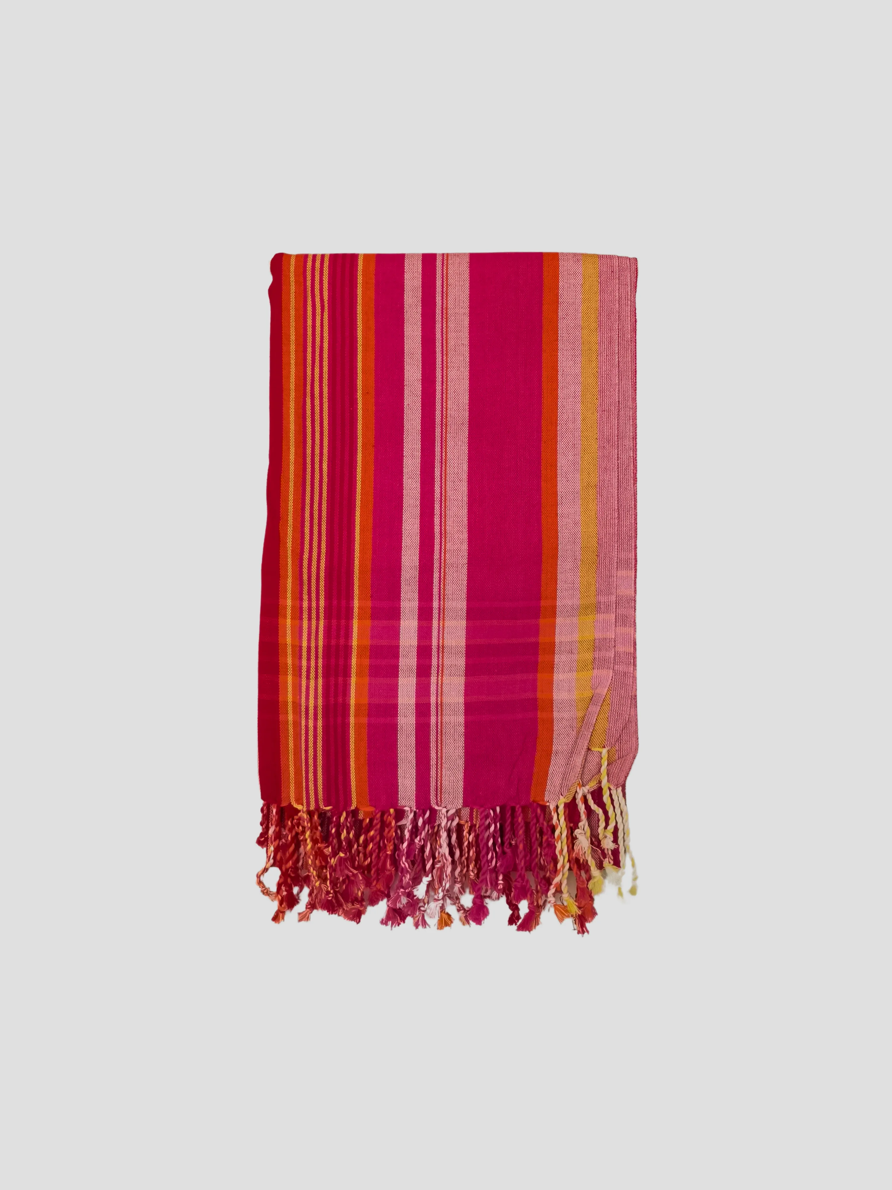 Kikoy Fabric Wrap in Pink Stripe