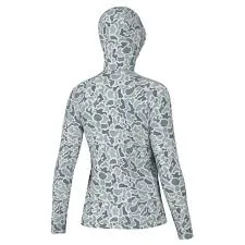 Local Girl LG Heather Blend Hoodie for Women in Coast Blue Camo