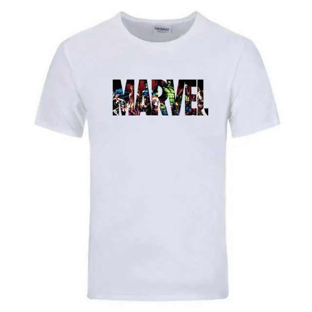New Fashion Marvel Short Sleeve T-shirt