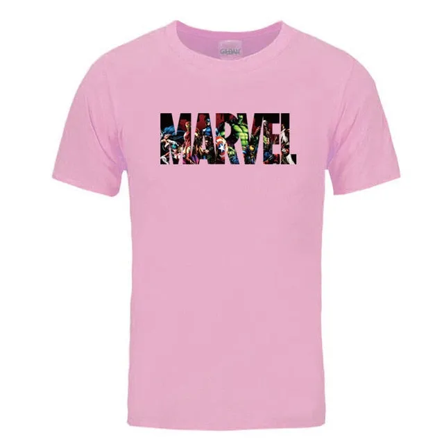 New Fashion Marvel Short Sleeve T-shirt
