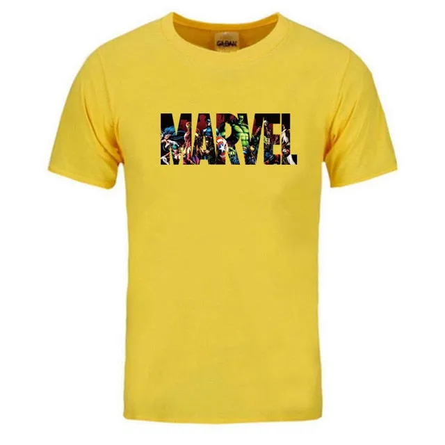New Fashion Marvel Short Sleeve T-shirt