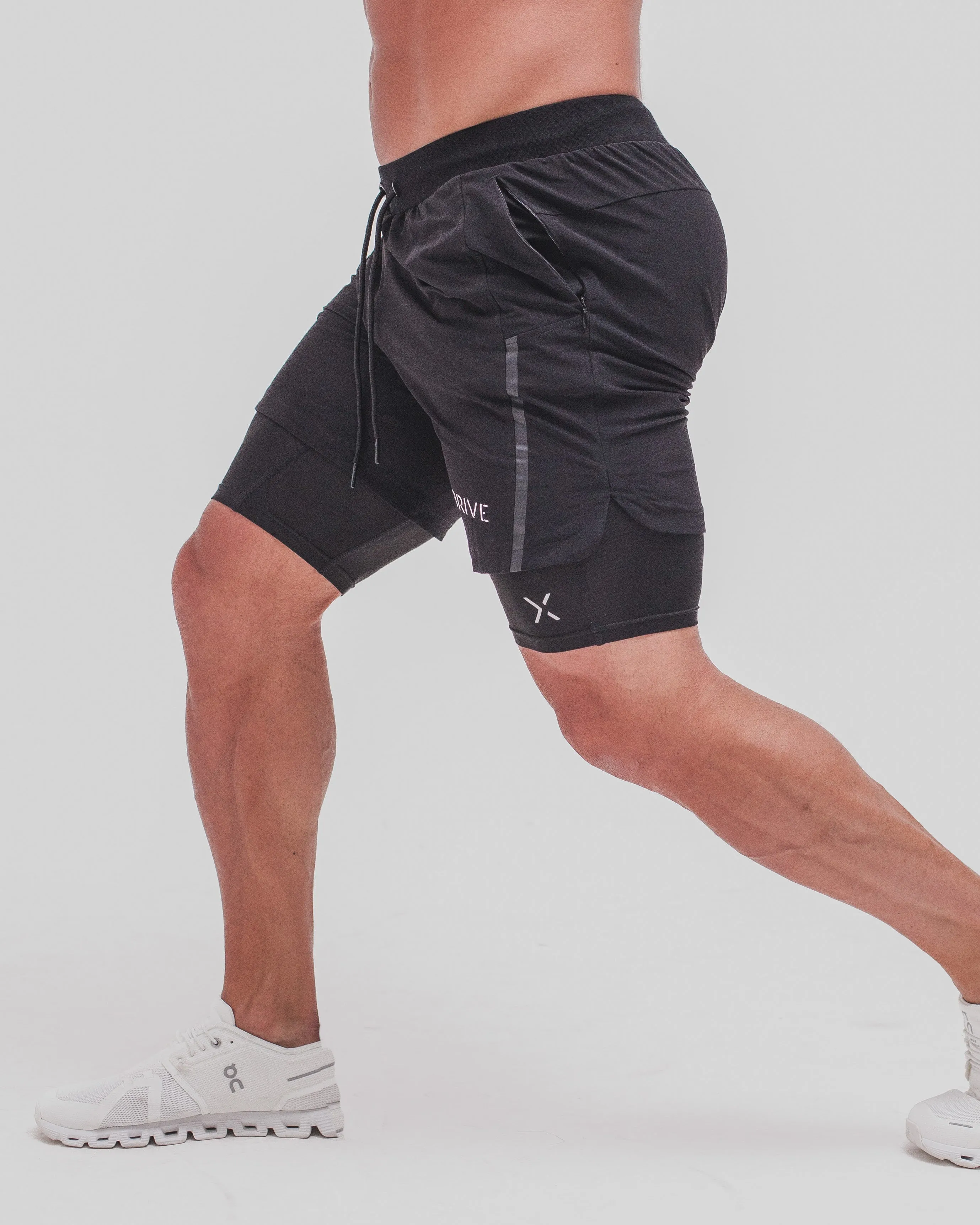 Performance 2-In-1 Shorts - Black