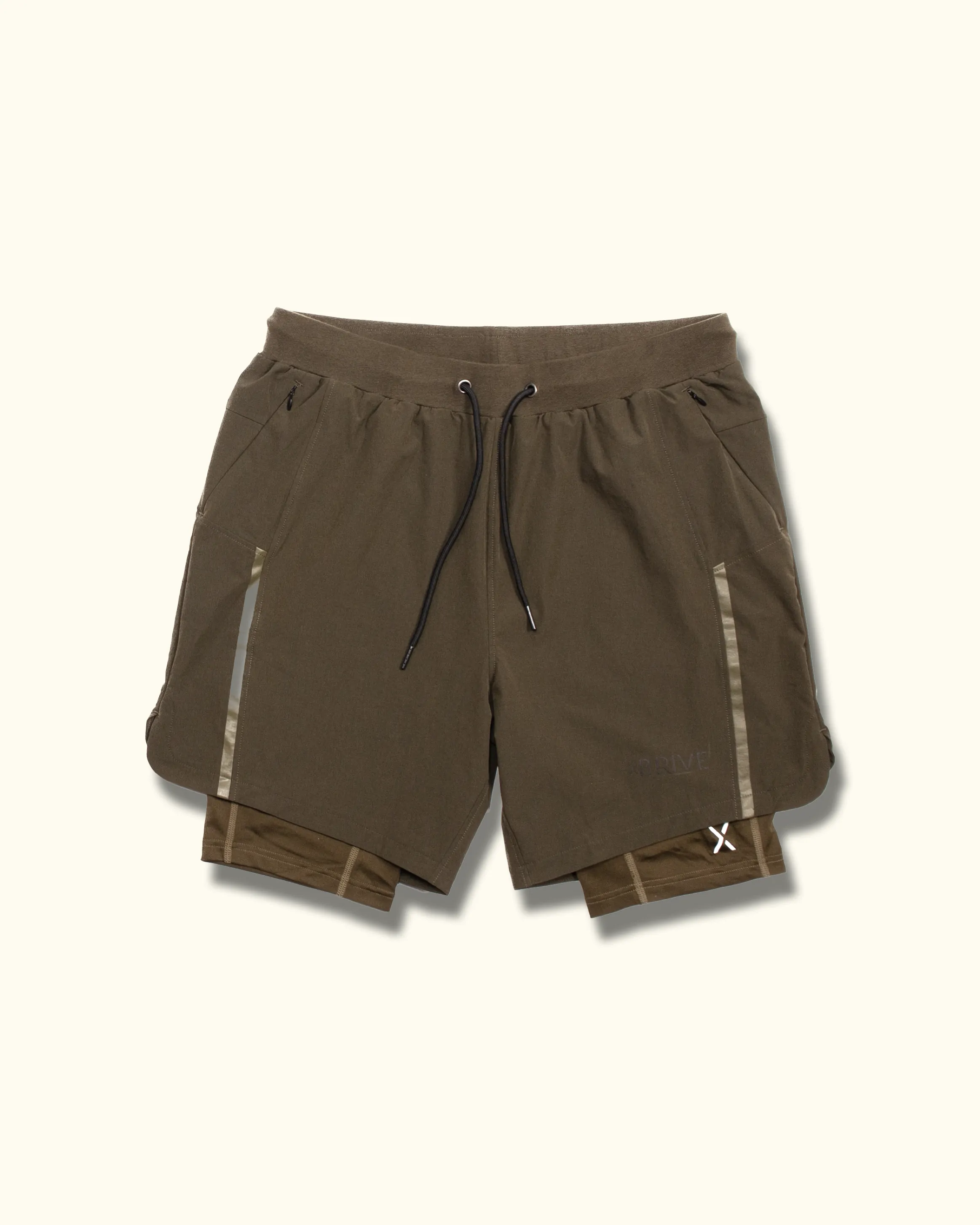 Performance 2-In-1 Shorts - Olive