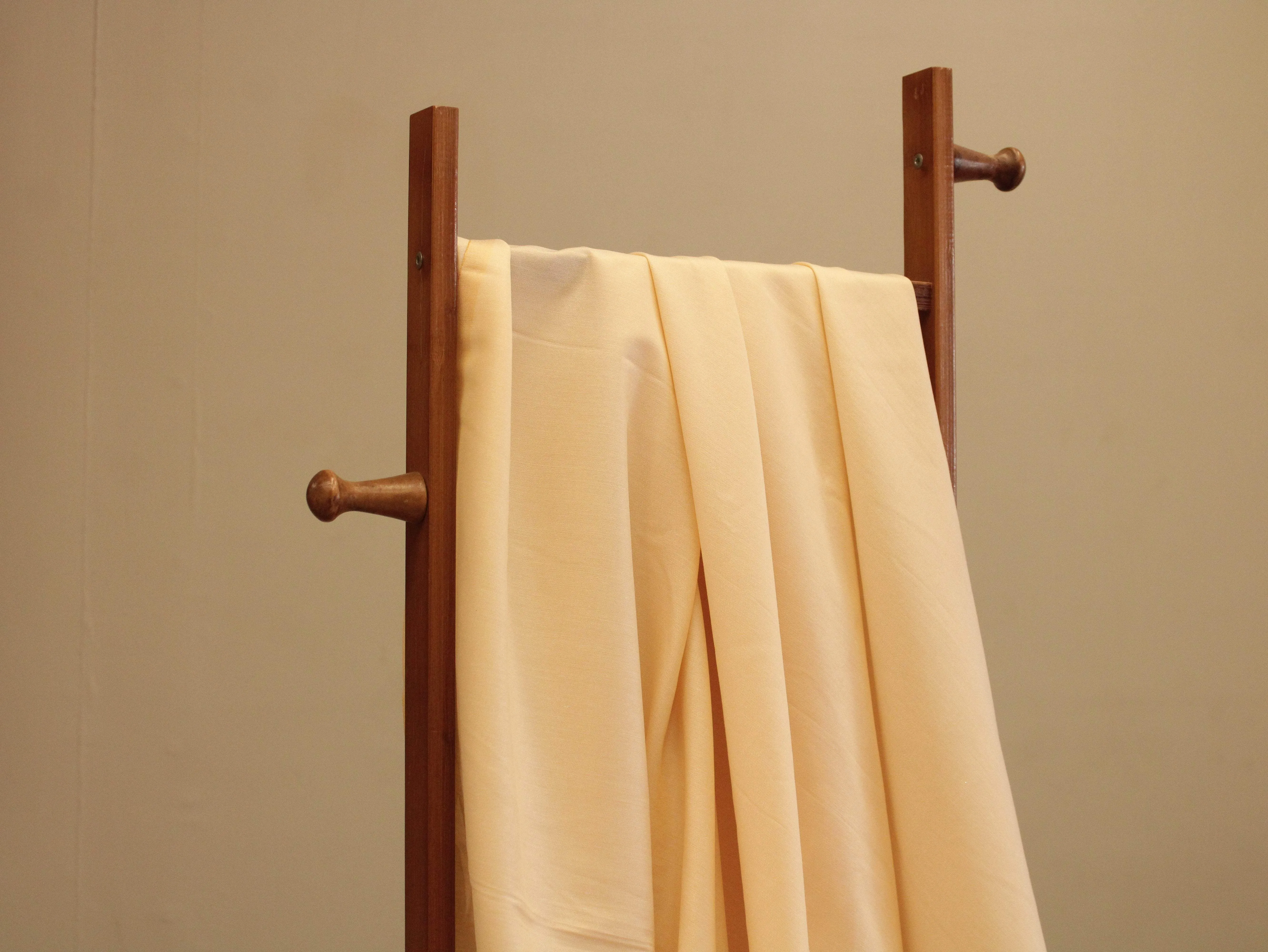 Plain Cotton Silk Fabric - Beige