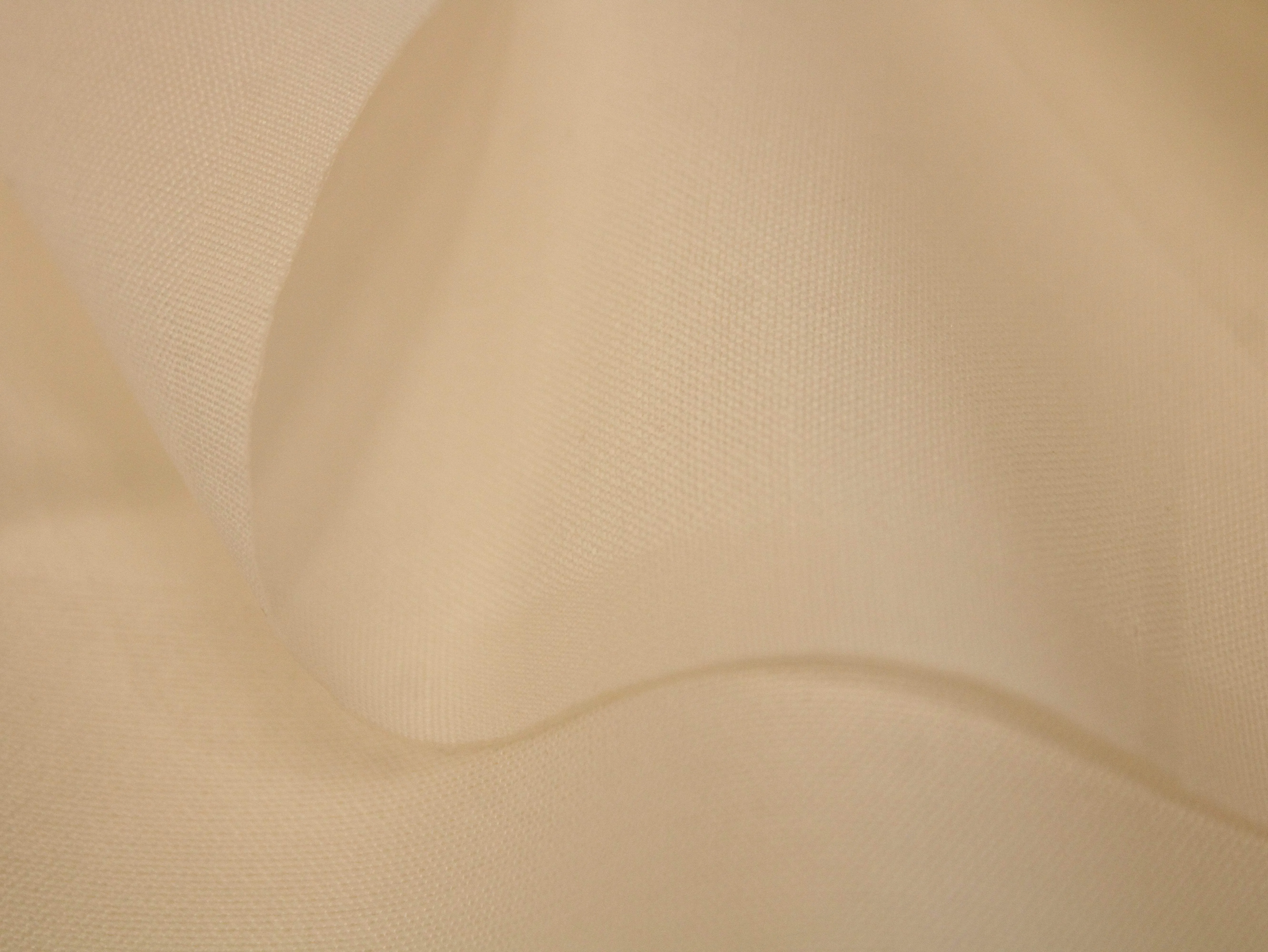 Plain Cotton Silk Fabric - White