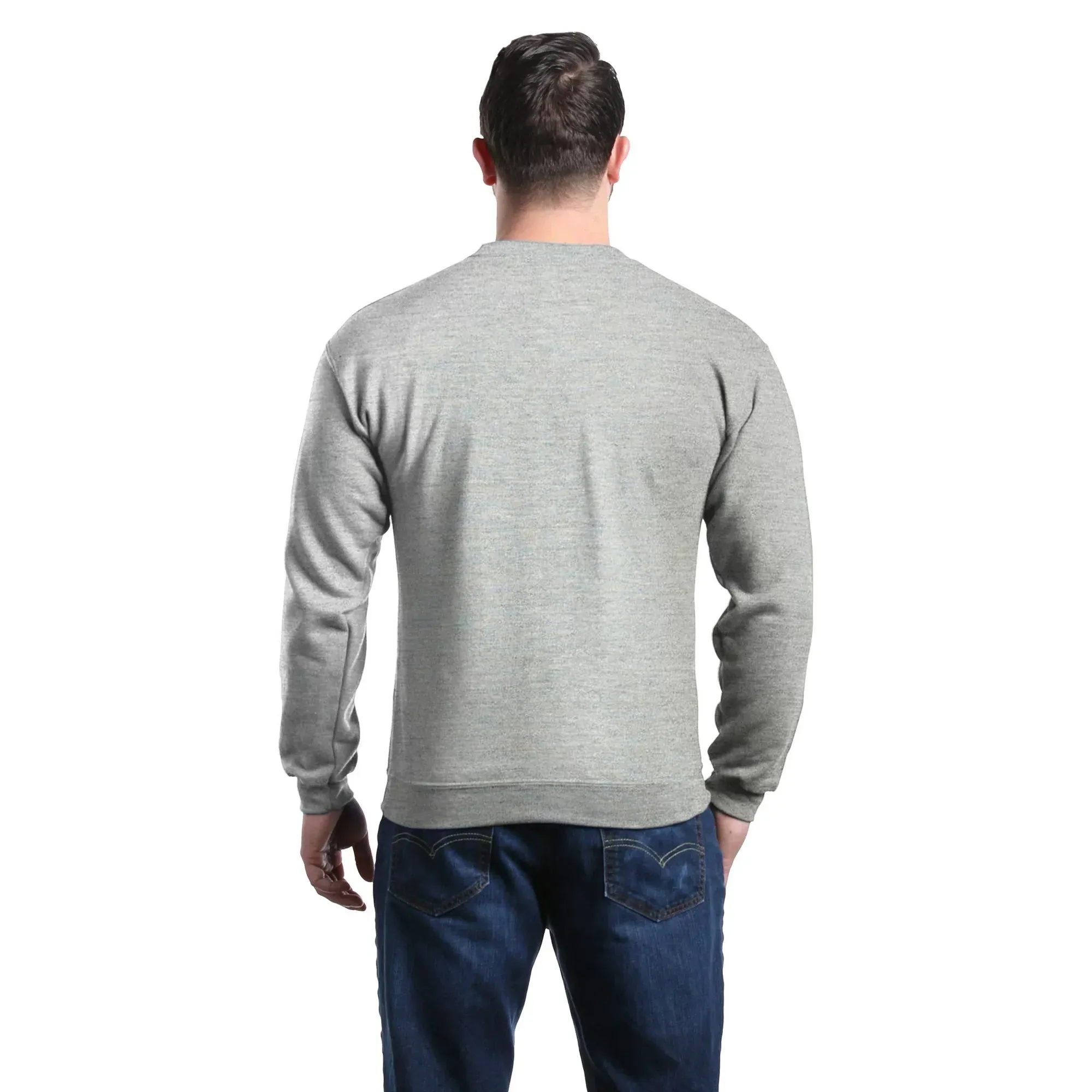 SHEIN Graphic & Slogan Print Grey Solid Thermal Lined Sweatshirt