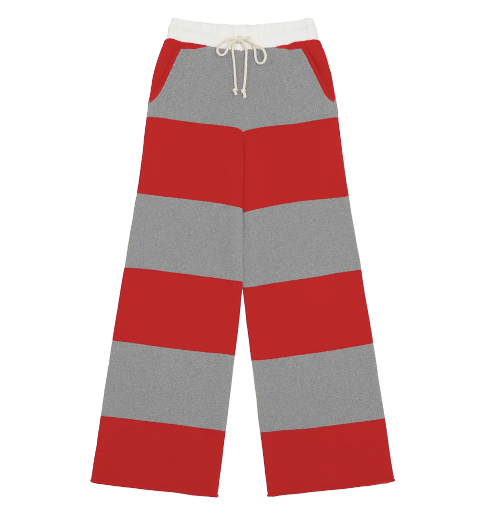 striped rugby pant