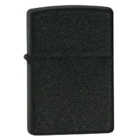 Zippo Black Crackle Lighter
